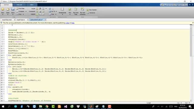 How to use Gmsh.exe and CalFEM Matlab смотреть онлайн