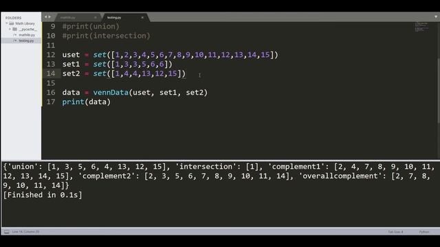 Making a math library in Python! Part 1 - Set Theory смотреть онлайн