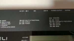 Обзор синтезатора MEDELI M-361  часть-1