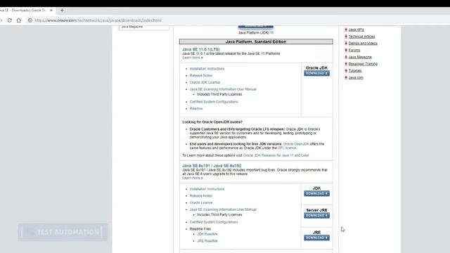 Installing Java for Test Development смотреть онлайн