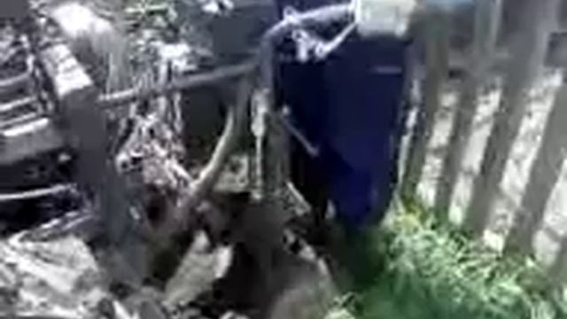 Мотоблок с мотором УРАЛ от Бухмирова в работе смотреть онлайн