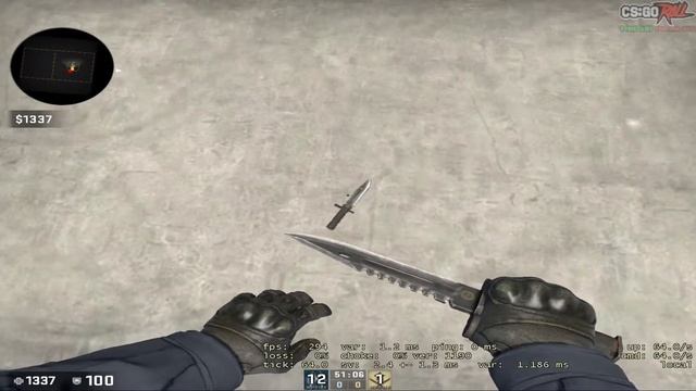 Как выдать себе любой нож в CS:GO через консоль смотреть онлайн