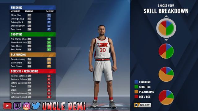 HOW TO MAKE MANU GINOBILI ON NBA 2K20! NBA PLAYER SERIES VOL. 49 смотреть онлайн