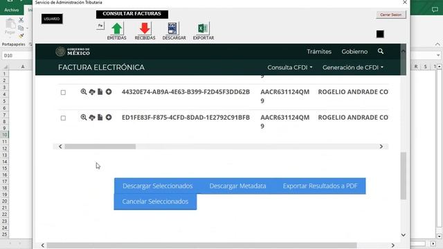 DESCARGA XML DESDE EXCEL, LEE XML EXCEL Exportar Informacion CFDI a Excel (Metadata a Excel) смотреть онлайн
