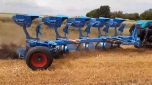 Плуг Lemken Vari Opal 8 з трактором ХТЗ (240 к.с.) в роботі | Оранка 6-ти корпусного плуга Лемкен