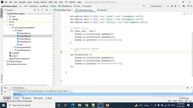 Java 1.8 New Features | forEach() Method in Java 8 | Iterate over Collection (List,Set,Map) & Strea смотреть онлайн