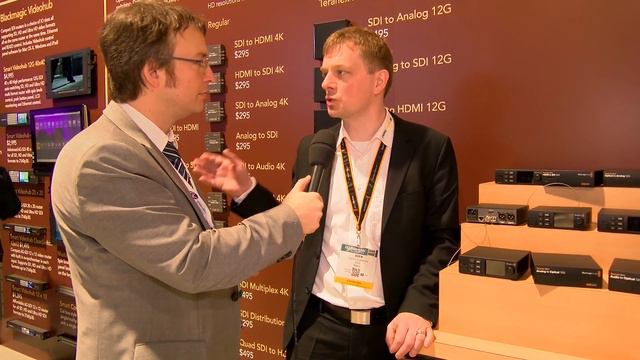 Blackmagic Design Teranex Mini UHD 12G Konverter, Mischer und mehr - NAB-Report 2015 in 4K смотреть онлайн