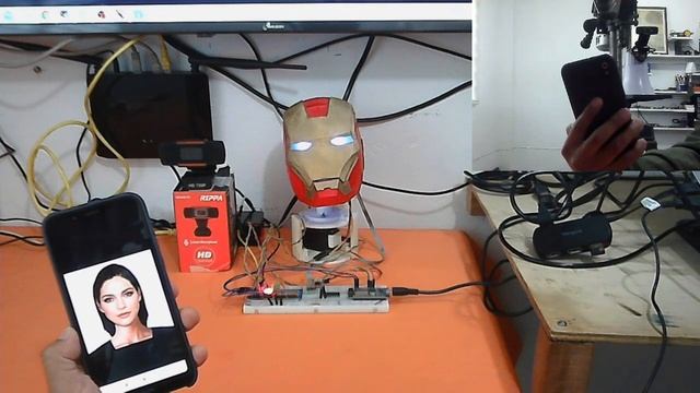 Control de Visión Artificial, utilizando Python, OpenCv y Arduino, con una Raspberry y un ESP8266 смотреть онлайн