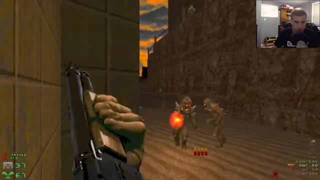 Let's Play Doom II: Disjunction [MAP01 - Leaden Skies] смотреть онлайн