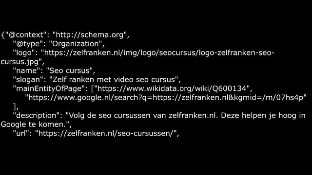 in de seo cursus van ZelfRanken.nl смотреть онлайн