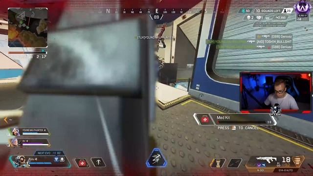 Убийственная КОМБИНАЦИЯ в рейтинге 10 сезона Apex Legends смотреть онлайн
