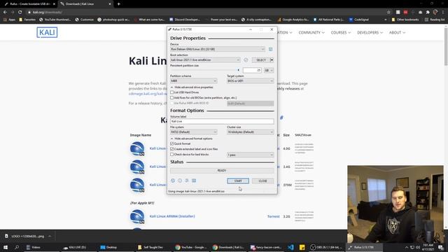 How To Boot Kali Linux Live From A Flash Drive - 2021 (In Under 6 Minutes) смотреть онлайн