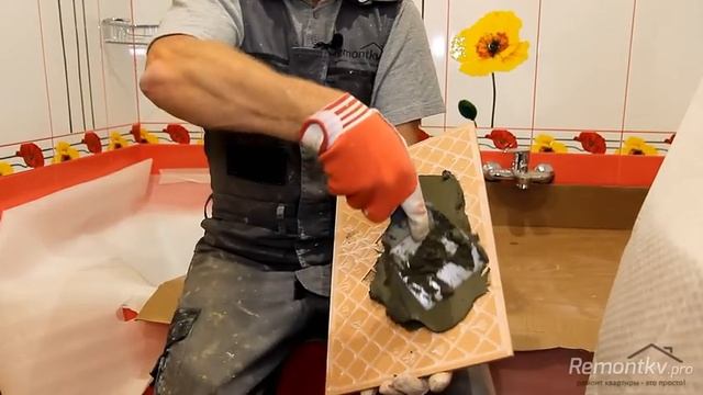 Как за 5 минут заменить одну плитку, не повредив соседние плитки. смотреть онлайн