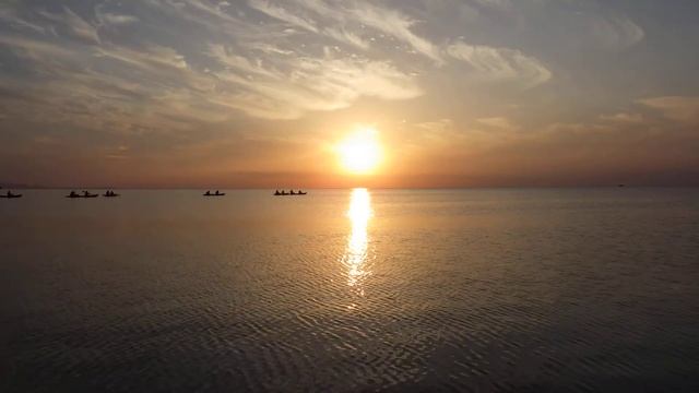 【WG-50】インターバル動画_カヌーと夕焼け смотреть онлайн