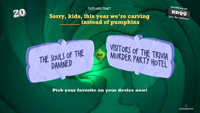 quiplash: spooky edition | The Jackbox Party Pack 7: Quiplash 3 смотреть онлайн