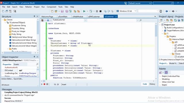 Intensive Delphi 2018 - Serialização de Objetos JSON em APIs RESTFull смотреть онлайн