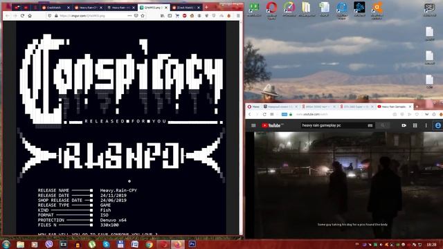 Heavy Rain откупорили, цпу заслужили очередную порцию кошерных макарон! смотреть онлайн