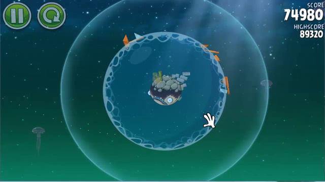 Angry Birds Space Pig Dipper Walkthrough 6-8 3 Stars смотреть онлайн