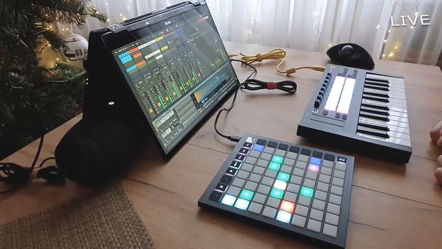 Novation Launchkey Mini MK3, Launchpad Mini MK3, Ableton Live jam, best PC for music creation смотреть онлайн