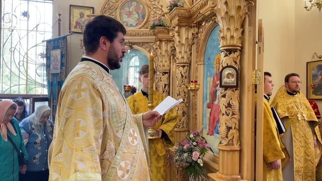 Престольный праздник в храме святых Жен-Мироносиц г.Одессы смотреть онлайн