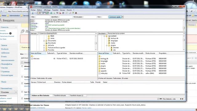 WordPress Backup with WP-DBManager part1 смотреть онлайн