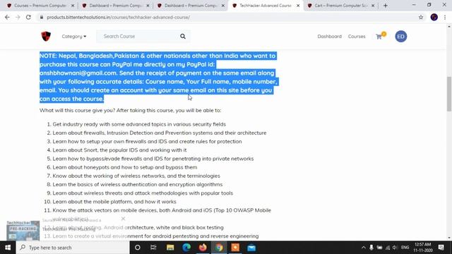 How to buy Courses from Bitten Tech Solutions? | Professional Ethical Hacking Courses смотреть онлайн