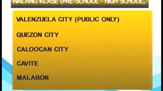 Balitaan: Listahan ng mga walang klase [as of 05:59 AM] [November 08, 2013] смотреть онлайн
