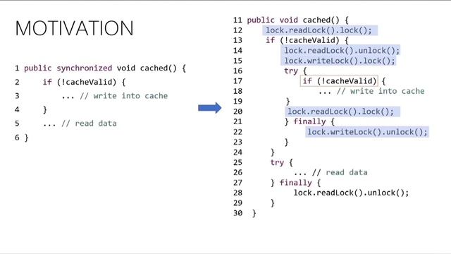 FineLock: Automatically Refactoring Coarse-Grained Locks into Fine-Grained Locks (ISSTA 2020) смотреть онлайн