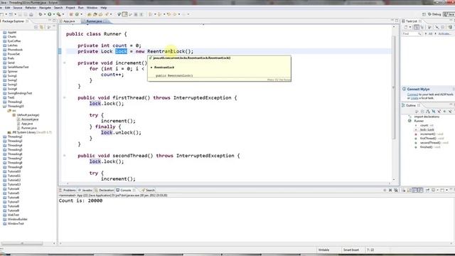 Java Multithreading Lecture 10: Re-entrants Locks смотреть онлайн