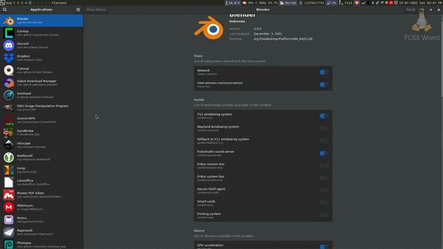 Set Flatpak permissions using GUI! смотреть онлайн
