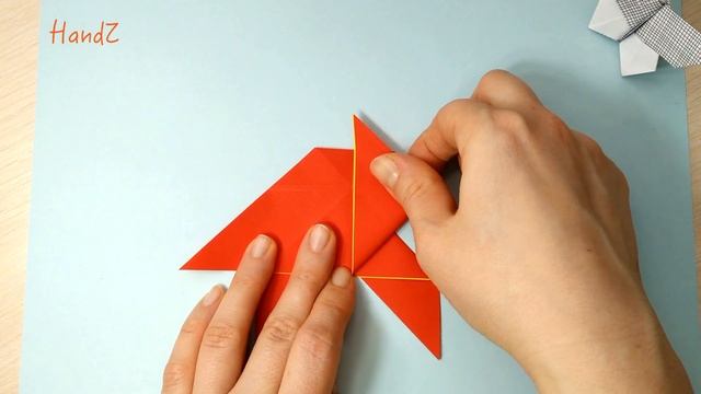 Origami butterfly (Yoshio Tsuda). Easy origami tutorial. Mariposa de origami смотреть онлайн