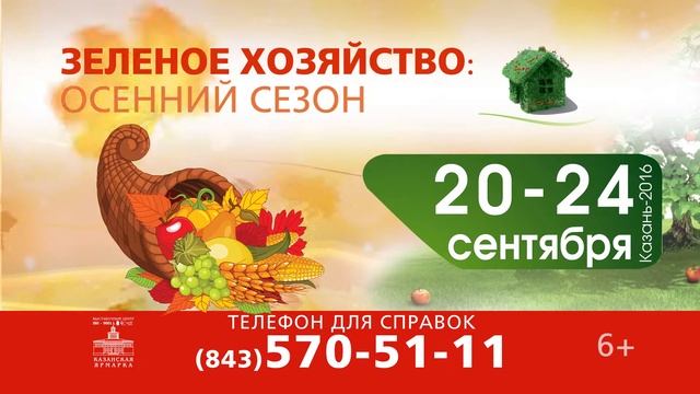 Приходите на выставки "ЗЕЛЕНОЕ ХОЗЯЙСТВО: Осенний сезон" и «Активное долголетие» смотреть онлайн
