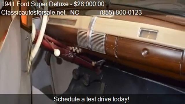 1941 Ford Super Deluxe - for sale in , NC 27603 #VNclassics смотреть онлайн