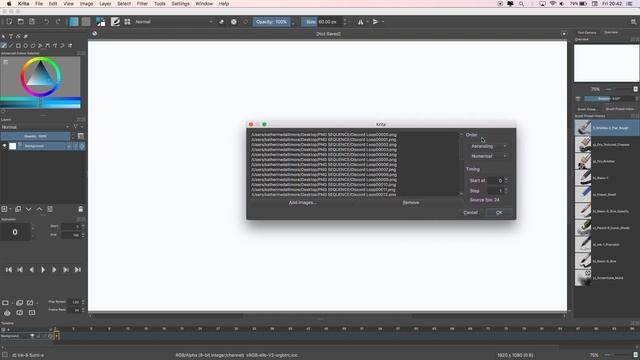 FREE 2D Animation Software / How to Import a PNG Sequence to Krita смотреть онлайн