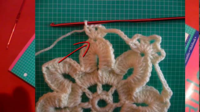 Мотив для шали крючком смотреть онлайн