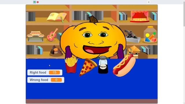 Hungry Pumpkin Game On Scratch!