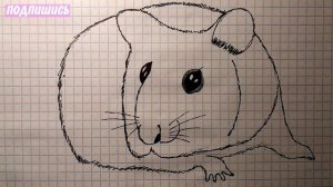 Как нарисовать ХОМЯКА) Уроки рисования, учимся штиховать