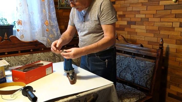 Обзор ленточный электро напильник Dong Cheng китайский клон Makita 9031 смотреть онлайн