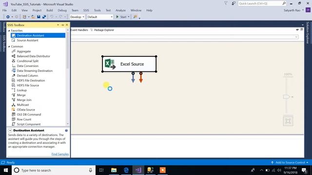 SSIS Loading Data from Excel to SQL Server Table | SQL Server Integration Services смотреть онлайн