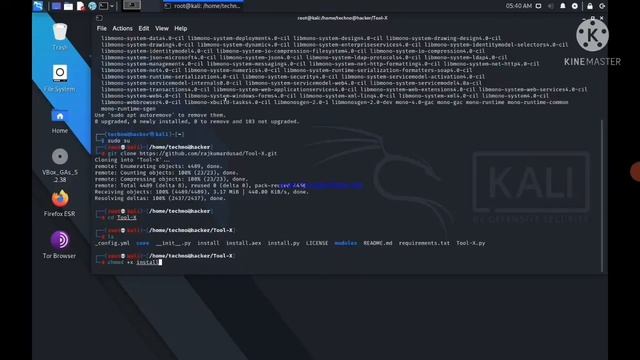 How to install Tool-X in Kali linux смотреть онлайн