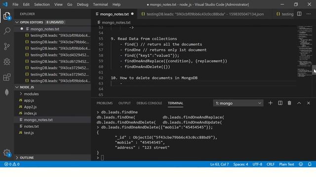 MongoDB Tutorial For Beginners #12 - Delete Documents in MongoDB смотреть онлайн