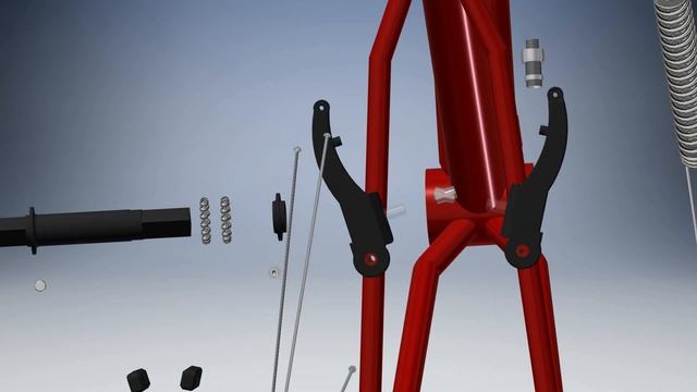 Moutain bike - Brakedown and assembly - 3D model смотреть онлайн