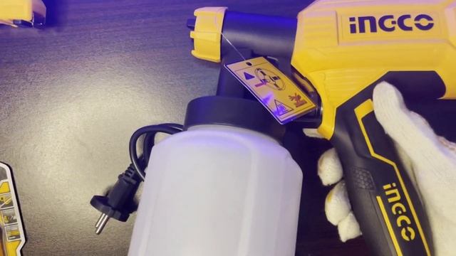 Ingco Electric Spray Gun 450watt UNBOXING смотреть онлайн