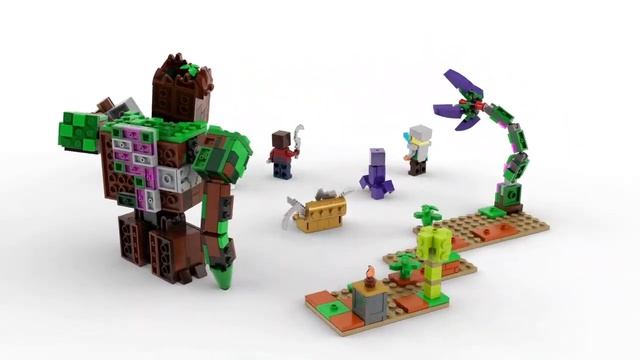 LEGO MINECRAFT, КОНСТРУКТОР "Мерзость из джунглей" смотреть онлайн