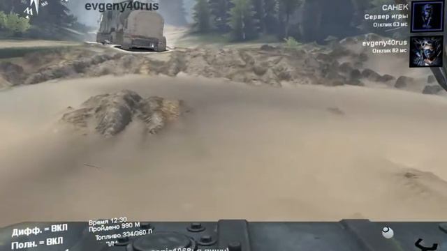 SpinTires чумачечая шишига на реке 1 смотреть онлайн