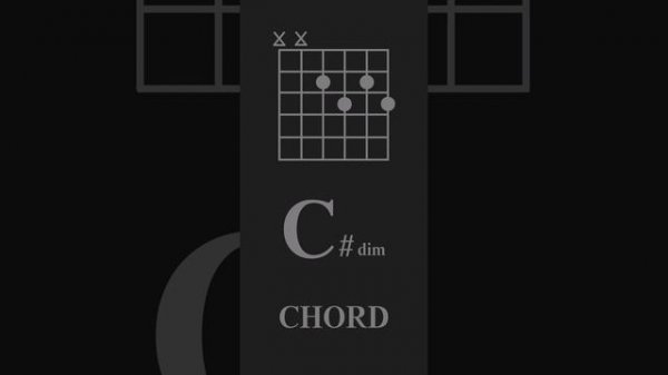 C#dim GUITAR CHORD - GUITARIST