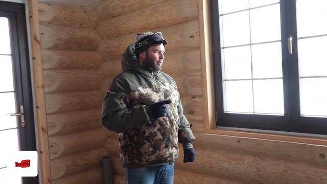 Что такое тепловой контур дома из бревна? Деревянный рубленый дом баня на окраине Московской област смотреть онлайн