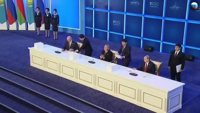 Церемония подписания Договора о Евразийском экономическом союзе смотреть онлайн