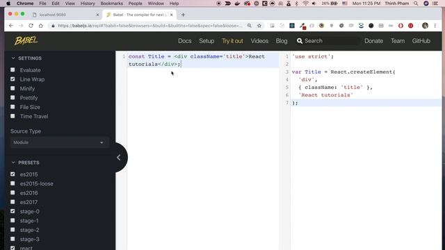 Tự học React 2018 - Bài 4 - JSX смотреть онлайн