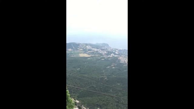 Крымская гора Ай - Петри, Вид. смотреть онлайн